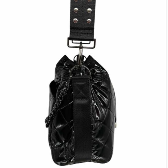 Neoprene Coated Puffer Bucket Bag - Stud Strap - NWT - Picture 3 of 3